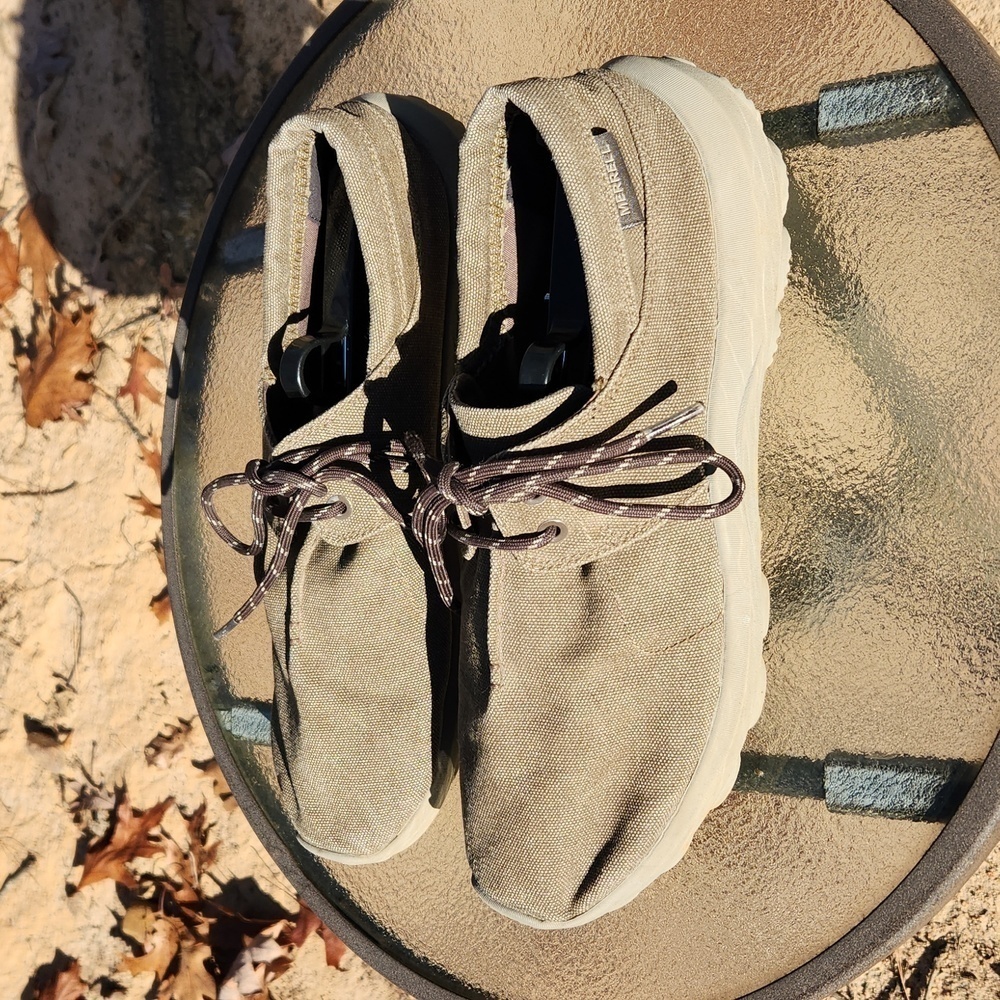 Merrell Olive Canvas Sneakers